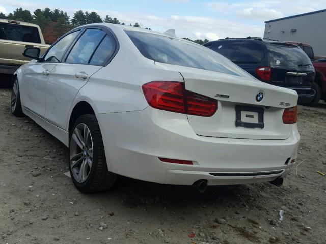 WBA3B9G57ENR90729 - 2014 BMW 335 WHITE photo 3