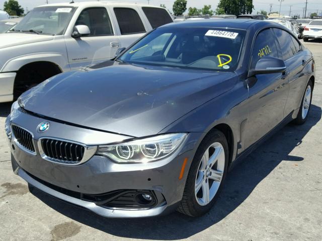 WBA4A9C5XFGL85624 - 2015 BMW 428 I GRAY photo 2