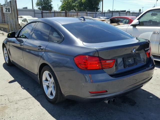 WBA4A9C5XFGL85624 - 2015 BMW 428 I GRAY photo 3