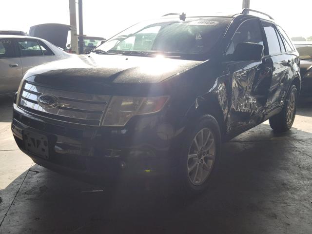 2FMDK49C87BB70451 - 2007 FORD EDGE SEL P BLACK photo 2