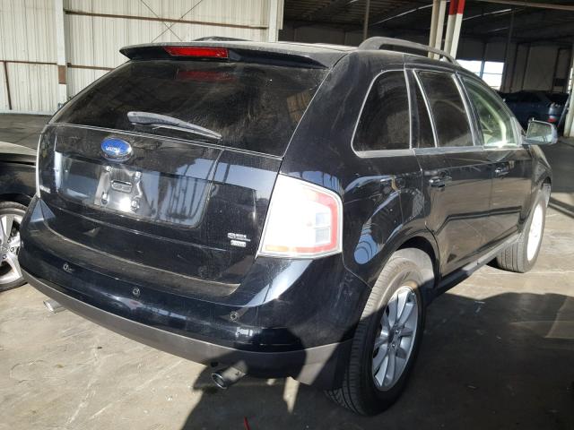 2FMDK49C87BB70451 - 2007 FORD EDGE SEL P BLACK photo 4