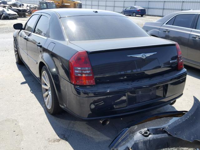 2C3LA73W76H219680 - 2006 CHRYSLER 300C SRT-8 BLACK photo 3