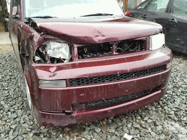 JTLKT334064038544 - 2006 TOYOTA SCION XB PURPLE photo 9