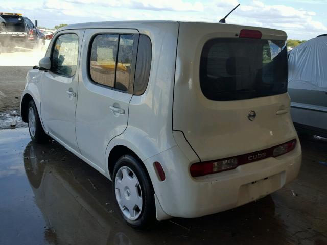 JN8AZ2KR7AT164738 - 2010 NISSAN CUBE BASE WHITE photo 3