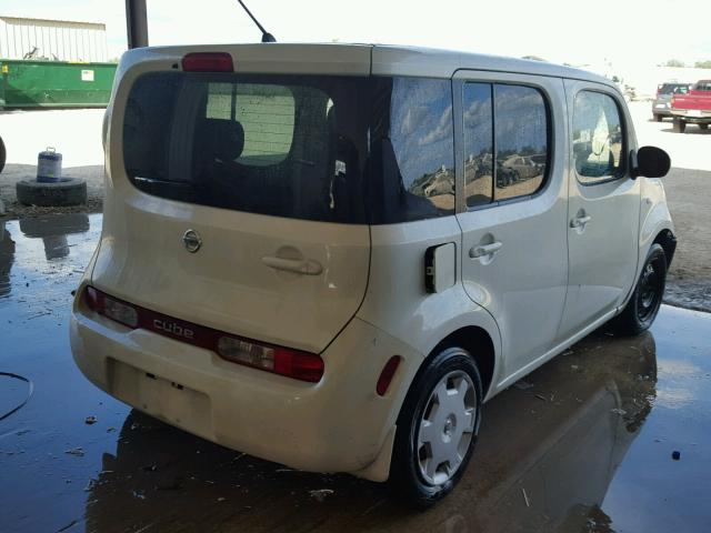 JN8AZ2KR7AT164738 - 2010 NISSAN CUBE BASE WHITE photo 4