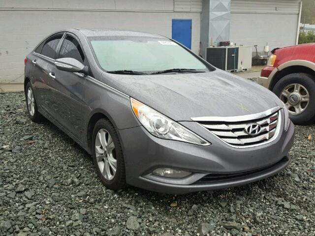 5NPEC4AC6BH273916 - 2011 HYUNDAI SONATA SE GRAY photo 1