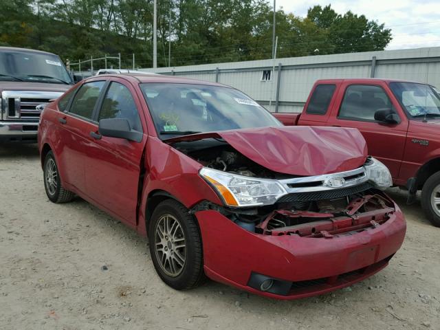 1FAHP3FN3AW203570 - 2010 FORD FOCUS RED photo 1