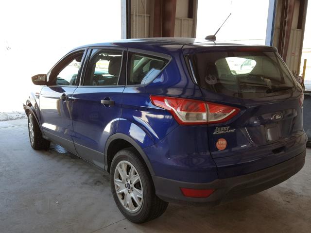 1FMCU0F7XDUB82113 - 2013 FORD ESCAPE S BLUE photo 3