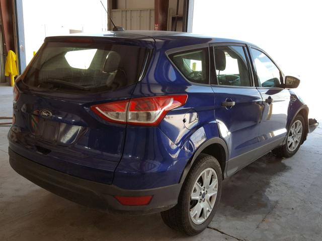 1FMCU0F7XDUB82113 - 2013 FORD ESCAPE S BLUE photo 4