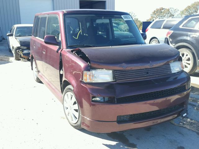 JTLKT324550218304 - 2005 TOYOTA SCION BURGUNDY photo 1