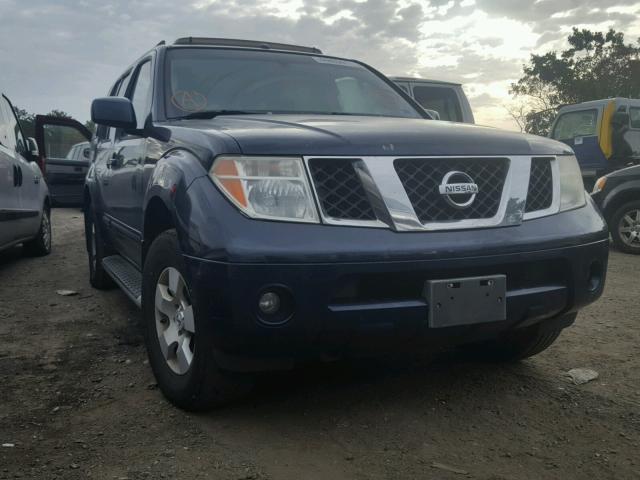 5N1AR18W17C649223 - 2007 NISSAN PATHFINDER BLUE photo 1