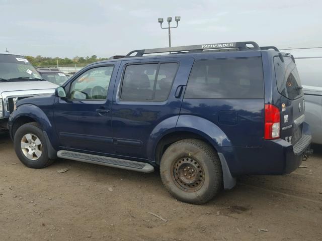 5N1AR18W17C649223 - 2007 NISSAN PATHFINDER BLUE photo 3