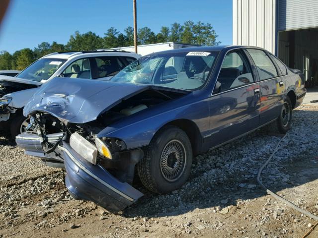 1G1BL52W1TR128349 - 1996 CHEVROLET CAPRICE CL 蓝色 照片 2