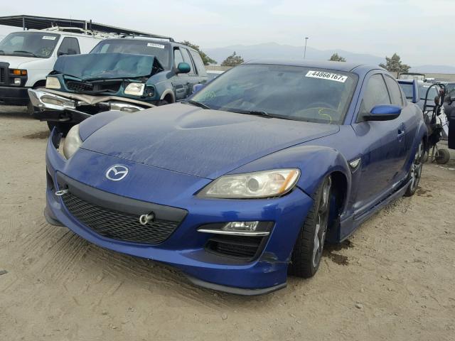 JM1FE172X90403036 - 2009 MAZDA RX8 BLUE photo 2