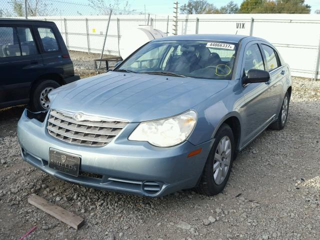 1C3LC46B69N524763 - 2009 CHRYSLER SEBRING BLUE photo 2