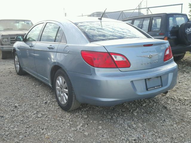 1C3LC46B69N524763 - 2009 CHRYSLER SEBRING BLUE photo 3