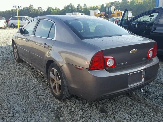 1G1ZC5EU7BF359569 - 2011 CHEVROLET MALIBU 1LT 灰色 照片 3