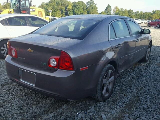 1G1ZC5EU7BF359569 - 2011 CHEVROLET MALIBU 1LT 灰色 照片 4