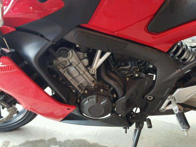 MLHRC7406E5001324 - 2014 HONDA CBR650 F RED photo 7