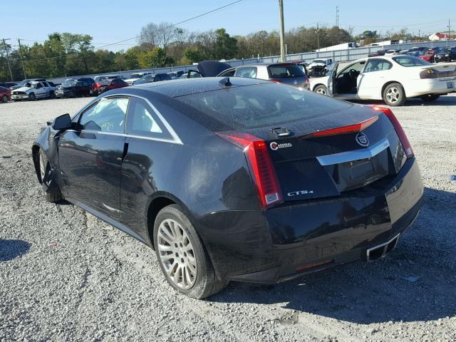 1G6DH1E34E0119439 - 2014 CADILLAC CTS BLACK photo 3