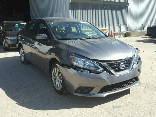 3N1AB7APXHY223508 - 2017 NISSAN SENTRA S GRAY photo 1