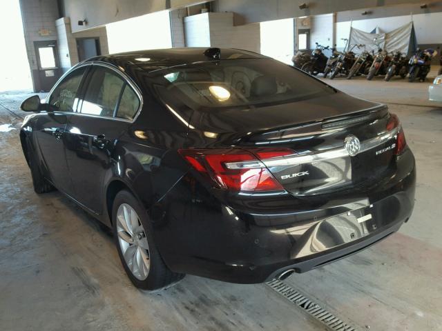 2G4GP5EX0G9149548 - 2016 BUICK REGAL PREM BLACK photo 3