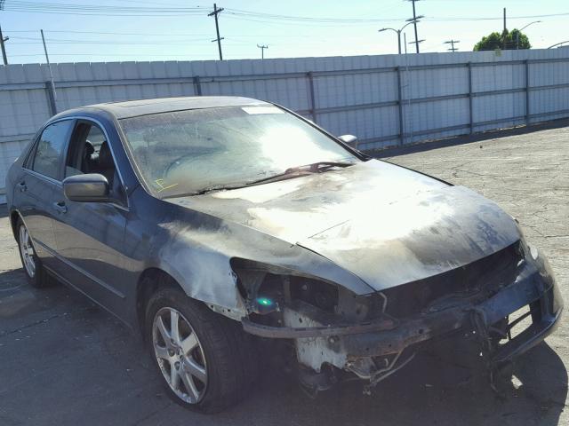 1HGCM66535A035321 - 2005 HONDA ACCORD EX CHARCOAL photo 1