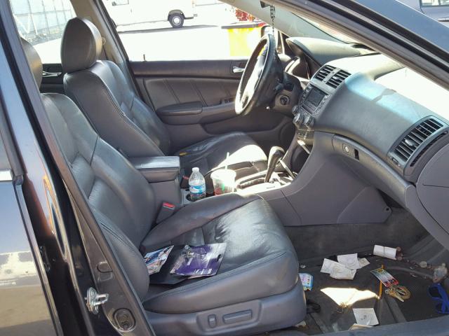 1HGCM66535A035321 - 2005 HONDA ACCORD EX CHARCOAL photo 5