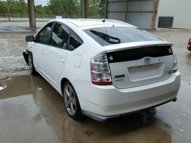 JTDKB20U693494815 - 2009 TOYOTA PRIUS WHITE photo 3