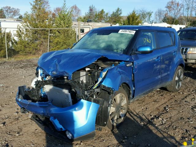 KNDJP3A57G7384517 - 2016 KIA SOUL + BLUE photo 2