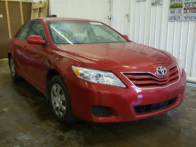 4T4BF3EK7AR017814 - 2010 TOYOTA CAMRY BASE წითელი ფოტო 1