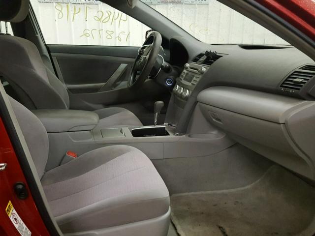 4T4BF3EK7AR017814 - 2010 TOYOTA CAMRY BASE წითელი ფოტო 5