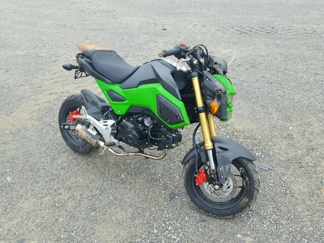 MLHJC7516J5003041 - 2018 HONDA GROM 125 GREEN photo 1