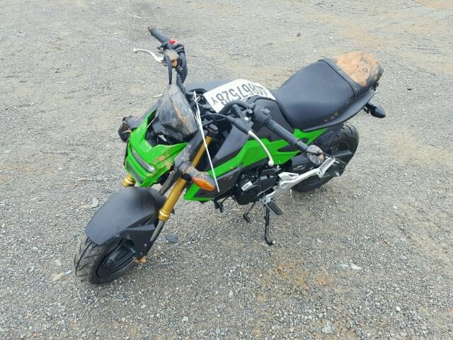 MLHJC7516J5003041 - 2018 HONDA GROM 125 GREEN photo 2