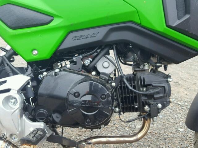 MLHJC7516J5003041 - 2018 HONDA GROM 125 GREEN photo 7