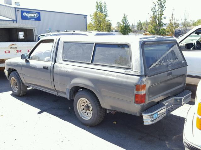 JT4RN81R2K0026087 - 1989 TOYOTA PICKUP 1/2 GRAY photo 3