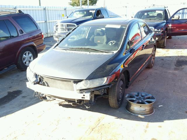 2HGFA55579H707583 - 2009 HONDA CIVIC SI BLACK photo 2