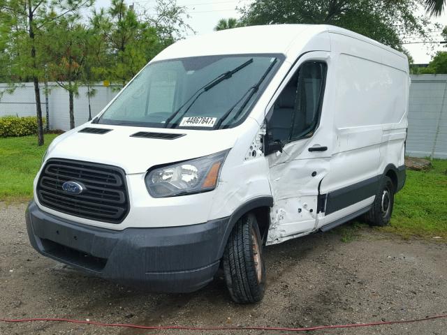 1FTNE1CMXFKA98852 - 2015 FORD TRANSIT T- WHITE photo 2