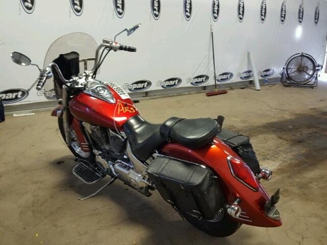 1HFSC52083A008717 - 2003 HONDA VT1300 S RED photo 3