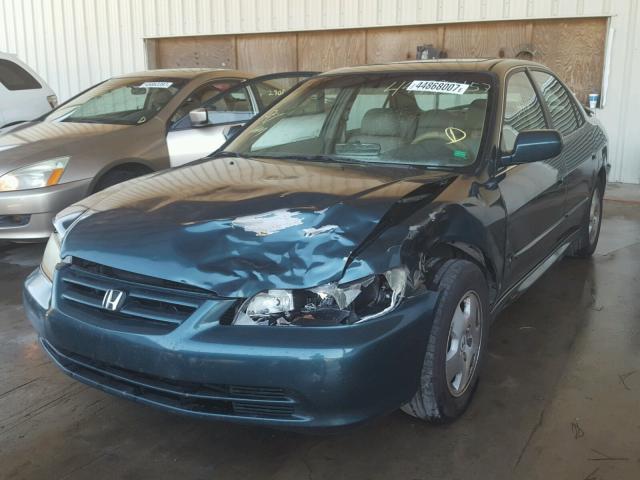 1HGCG16541A060460 - 2001 HONDA ACCORD GREEN photo 2