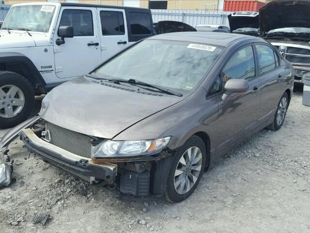 2HGFA160X9H007908 - 2009 HONDA CIVIC EXL Bej foto 2