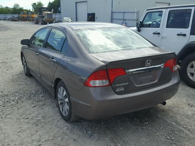 2HGFA160X9H007908 - 2009 HONDA CIVIC EXL Bej foto 3