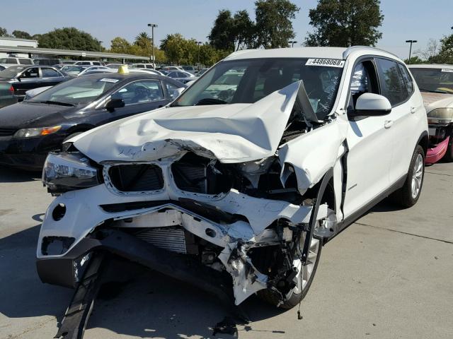 5UXWZ7C30H0V94307 - 2017 BMW X3 SDRIVE2 WHITE photo 2