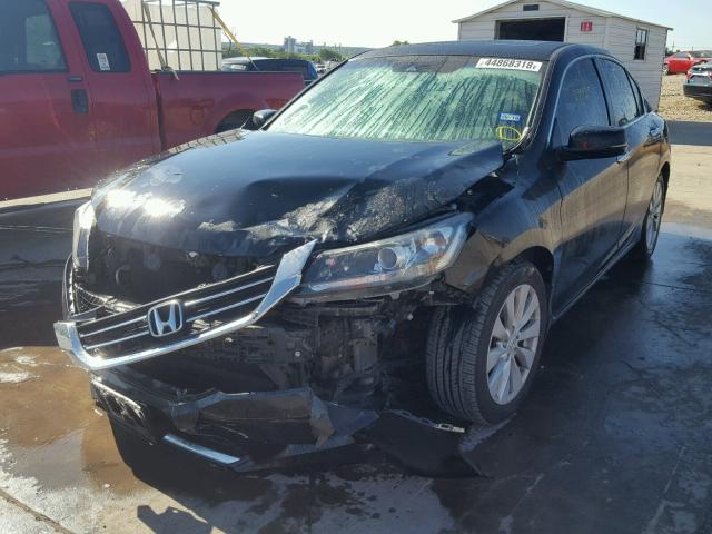 1HGCR2F87EA171679 - 2014 HONDA ACCORD EXL BLACK photo 2