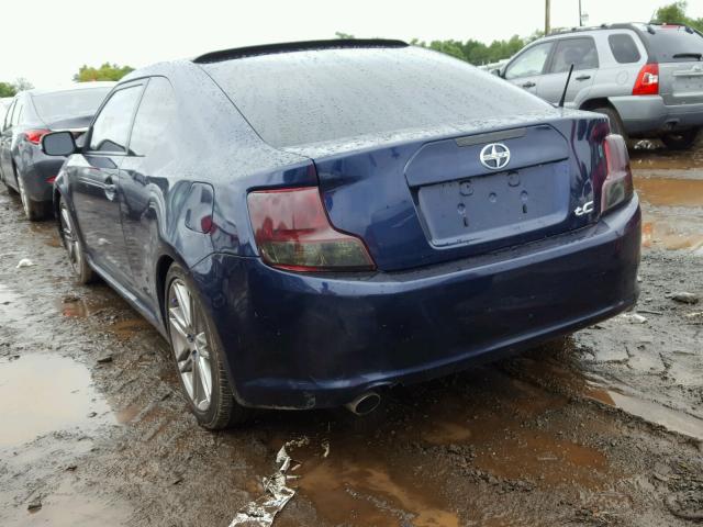 JTKJF5C74B3015412 - 2011 TOYOTA SCION TC 蓝色 照片 3