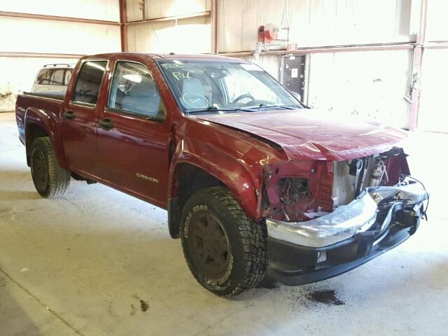 1GTDT136458264930 - 2005 GMC CANYON RED photo 1