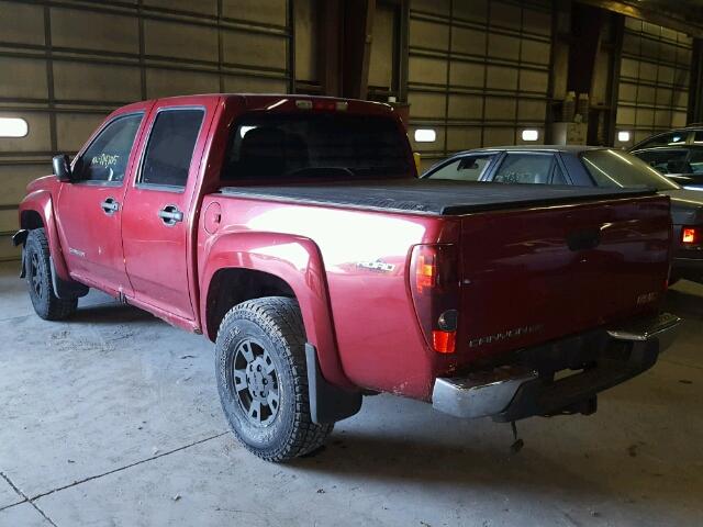 1GTDT136458264930 - 2005 GMC CANYON RED photo 3