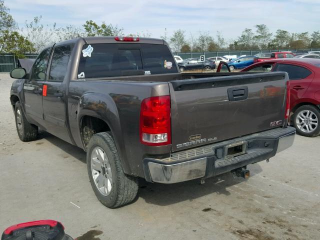 2GTEC13J681215096 - 2008 GMC SIERRA C15 BROWN photo 3