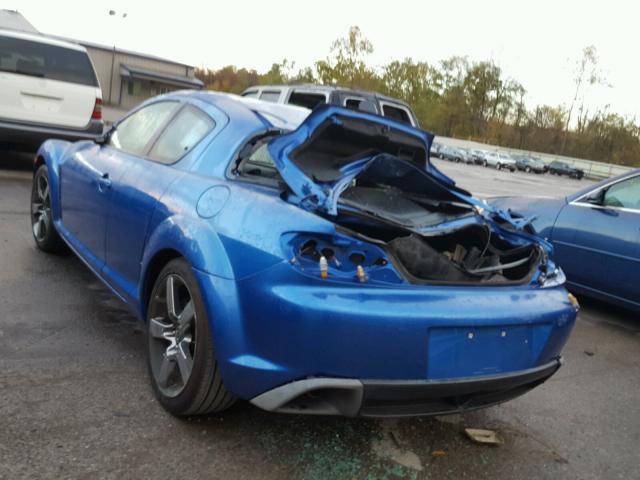 JM1FE17N050149759 - 2005 MAZDA RX8 BLUE photo 3