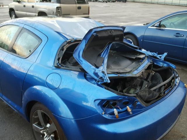 JM1FE17N050149759 - 2005 MAZDA RX8 BLUE photo 9